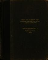 Trend of industrial and municipal recreation in the Lansing community