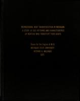 Recreational boat transportation in Michigan : a study of use patterns and characteristics of boaters who transport their boats