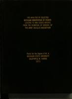 The analysis by selected Michigan newspapers of events leading to and issues arising from the dismissal of the General of the Army Douglas MacArthur