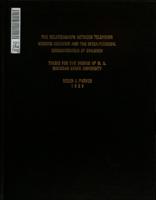 The relationships between television viewing behavior and the inter-personal communication of children