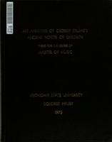 An analysis of George Crumb's Ancient Voices of Children