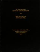 The Somali boundary : dispute and functional evolution