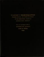 The assessment of freshmen female attitudes toward physical education as the result of 105 foundations course at Michigan State University