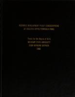 Resource development policy considerations of selected Upper Peninsula firms