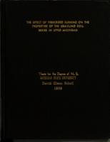 The effect of prescribed burning on the properties of the Grayling soil series in Upper Michigan