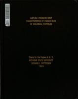 Airflow-pressure drop characteristics of packed beds of biological particles