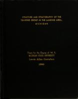 Structure and stratigraphy of the traverse group in Lansing area, Michigan