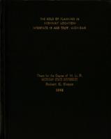 The role of planning in highway location : Interstate 75 and Troy, Michigan