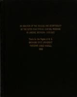 An analysis of the success and acceptability of the Dutch Elm Disease Control Program in Lansing, Michigan, 1956-1965