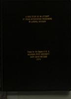 A case study of an attempt at crisis intervention programing in Lansing, Michigan