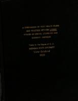 A comparison of folk health beliefs and practices between Ladino women of Denver, Colorado, and Saginaw, Michigan