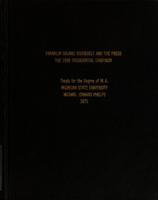 Franklin Delano Roosevelt and the press : the 1936 presidential campaign