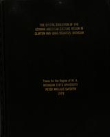 The spatial evolution of the German-American culture region in Clinton and Ionia counties, Michigan