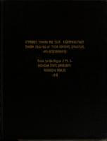 Attitudes toward the deaf : a Guttman facet theory analysis of their content, structure, and determinants