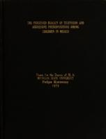 The perceived reality of television and aggressive predispositions among children in Mexico