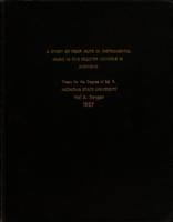 A study of drop-outs in instrumental music in five selected schools in Michigan