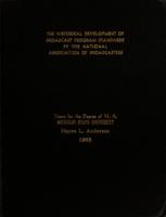The historical development of broadcast program standards by the National Association of Broadcasters
