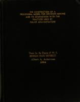 The construction of a procedural model for decision-making and its comparison with the practices used by police administrators