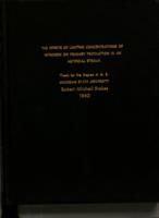 The effects of limiting concentrations of nitrogen on primary production in an artificial stream