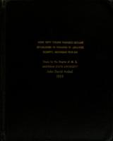 How fifty young farmers became established in farming in Lenawee County, Michigan, 1939-54