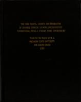 The food habits, growth and emigration of juvenile chinook salmon (Oncorhynchus tshawytscha) from a stream-pond environment