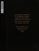 An experimental investigation of the comparative effect of massed and spaced pre-rest practice upon both massed and spaced post-rest performance on the pursuit rotor task