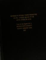 Patterns of attitudes toward perspectives of life : a factor analysis of the United States and Japan