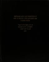 Continuous lactic acid fermentation of whey to produce a feed supplement high in crude protein