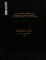 Use of restricted air supply for temperature control in the aerobic decomposition of solid organic wastes