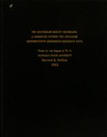 The controlled-survey procedure : a suggested method for obtaining representative agronomic-economic data