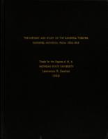 The history and study of the Ramsdell Theatre Manistee, Michigan, from 1902-1914