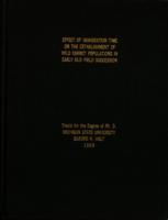 Effect of immigration time on the establishment of wild carrot populations in early old-field succession