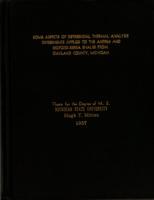 Some aspects of differential thermal analysis experiments applied to the Antrim and Bedford-Berea shales from Oakland County, Michigan