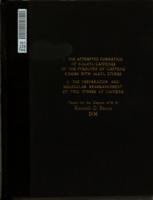 I. The attempted formation of 8-alkl caffeines by the pyrolysis of caffeine ethers with alkyl ethers. II. The preparation and molecular rearrangement of two ethers of caffeine