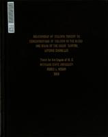 Relationship of dieldrin toxicity to concentrations of dieldrin in the blood and brain of the green sunfish, Lepomis cyanellus