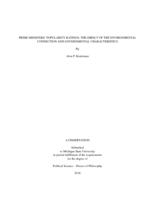 Prime ministers' popularity ratings : the impact of the environmental connection and governmental characteristics