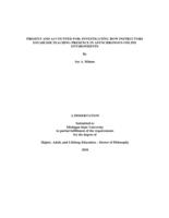 Present and accounted for : investigating how instructors establish teaching presence in asynchronous online environments