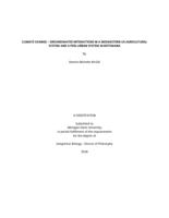 Climate change : groundwater interactions in a Midwestern US agricultural system and a peri-urban system in Botswana