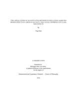 Two applications of quantitative methods in education : sampling design effects in large-scale data and causal inference of class-size effects