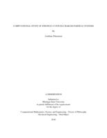 Computational study of strongly coupled charged particle systems