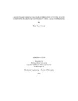 Aerodynamic design and characterization of novel wound composite multistage counter-rotating axial compressors