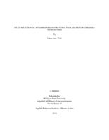 An evaluation of an embedded instruction procedure for children with autism