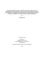 Motivations for usage of national political news in social networking sites and digital news sites of the United States and South Korea : comparison of need for social affiliation, national political interest, and perceived platform credibility