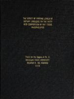 The effect of varying levels of dietary linoleate on the fatty acid composition of rat tissue phospholipids