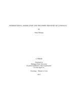 Intersectional assimilation and the ethnic identities of Latinos/as