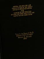 Spectra, solubilities and conductances of the alkali metals in ethylenediamine and kinetics of the reaction between solvated electrons and water in ethylenediamine