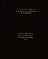 An application of the process of regularization to the analysis of distributions