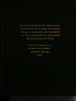 Analysis of words and terms relevant and important to the study and teaching of police organization and management in the American municipal police service and recommended definitions