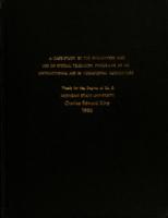 A case-study of the evaluation and use of special television programs as an instructional aid in vocational agriculture