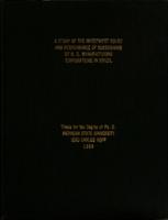 A study of the investment policy and performance of subsidiaries of U.S. manufacturing corporations in Brazil